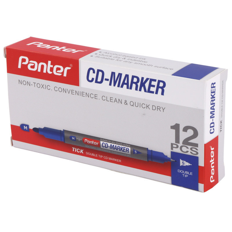ماژیک سی دی دو طرفه آبی پنتر مدل CDM 102 3