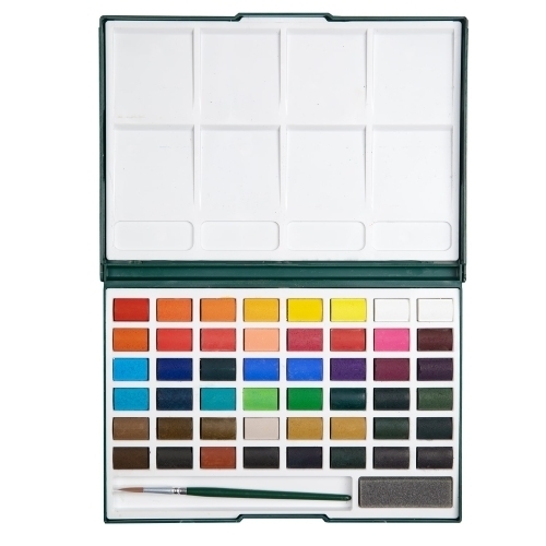 آبرنگ 48 رنگ جعبه مقوایی آریا آرتیست 3