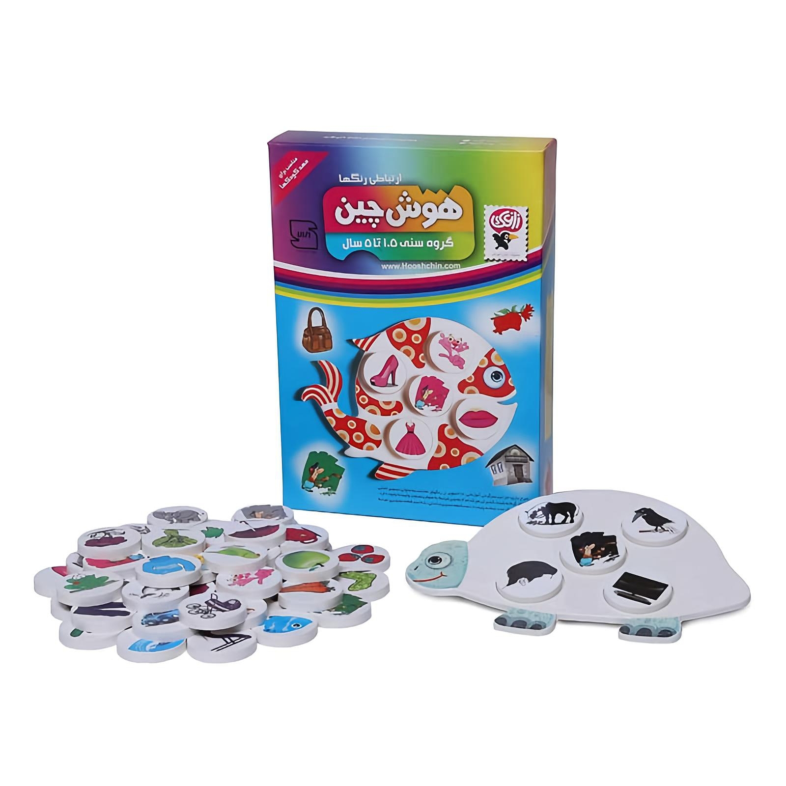 بازی آموزشی هوش چین رنگ ها