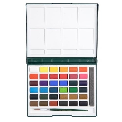 آبرنگ 36 رنگ جعبه مقوایی آریا آرتیست 3