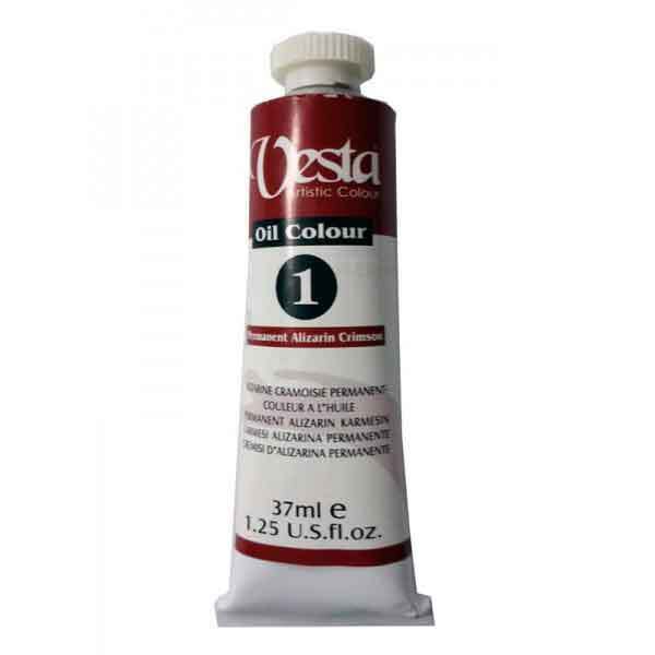 رنگ روغن وستا کد Permanent Alizarin Crimson) 1)