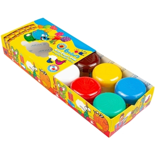 رنگ انگشتی 6 رنگ آریا3