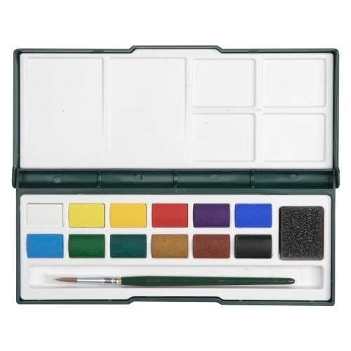 آبرنگ 12 رنگ جعبه مقوایی آریا آرتیست4