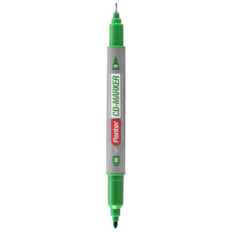 ماژیک سی دی دو طرفه سبز پنتر مدل CDM 102 2