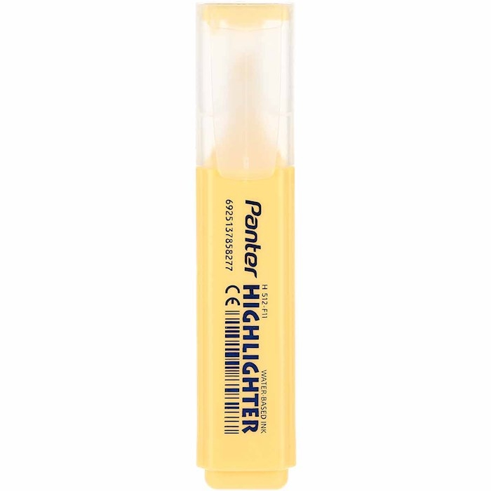 ماژیک هایلایتر pastel زرد پنتر مدل H 512 - PD 36