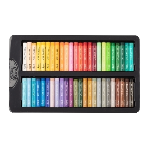پاستل روغنی 48 رنگ جعبه مقوایی آریا آرتیست3