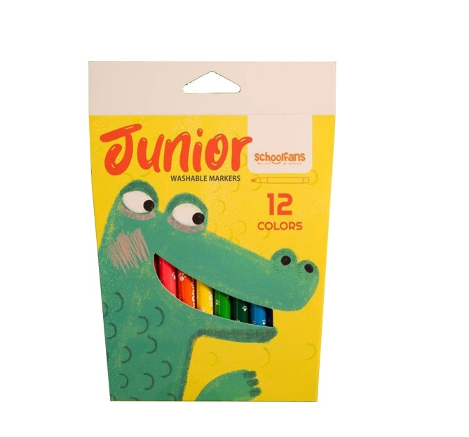  ماژیک 12 رنگ مدل جونیور اسکول فنس 