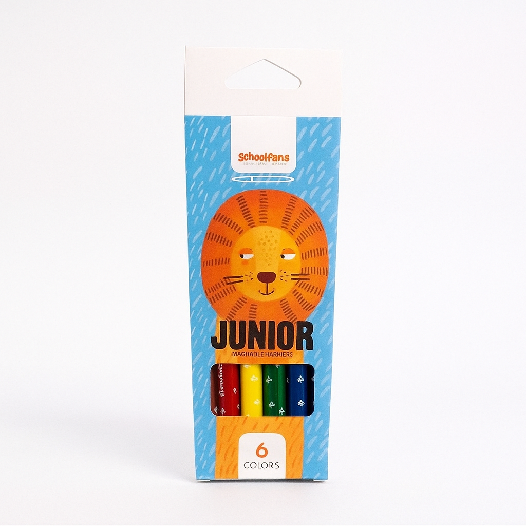  ماژیک 6 رنگ مدل جونیور اسکول فنس4 