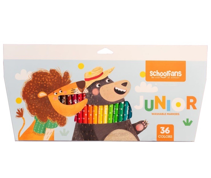  ماژیک 36 رنگ مدل جونیور اسکول فنس 