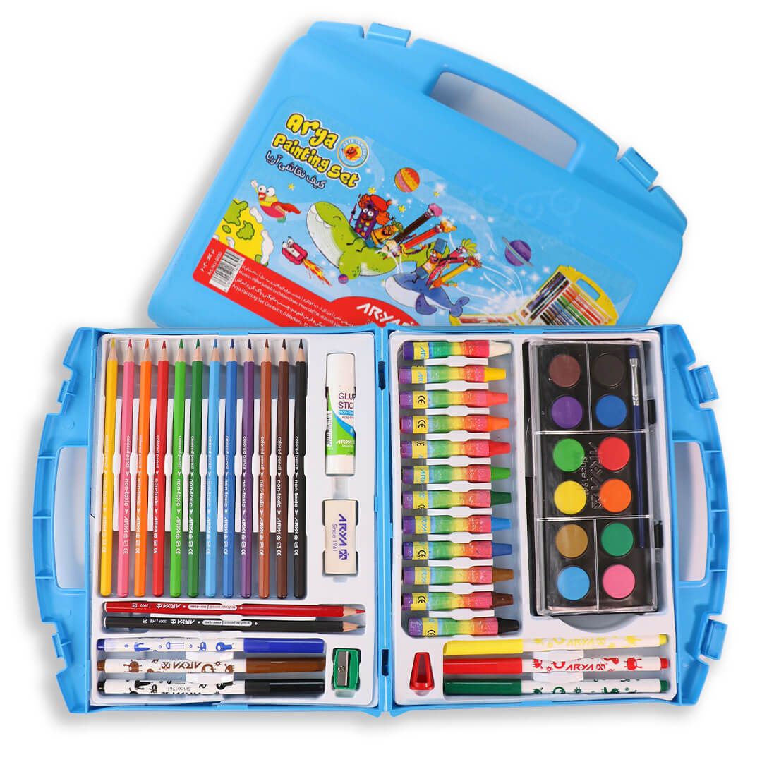  کیف نقاشی 48 تکه آریا مدل Briefcase3 