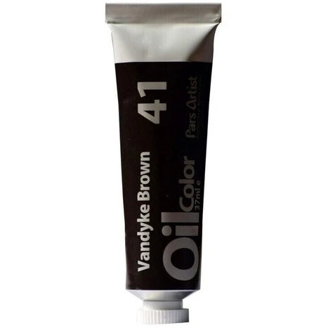  رنگ روغن ۳۷ میل پارس آرتیست کد ۴۱ (Vandyke Brown) 
