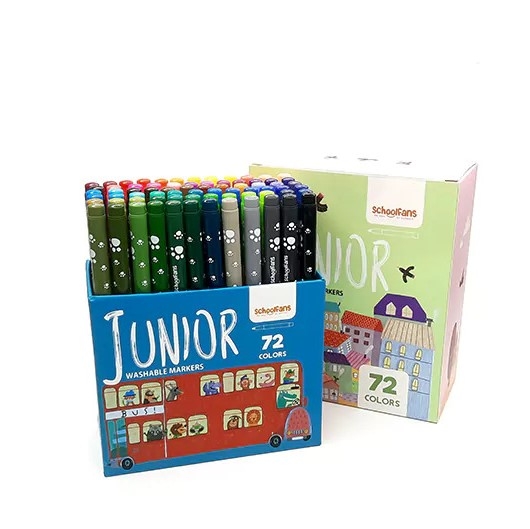  ماژیک 72 رنگ مدل جونیور اسکول فنس 