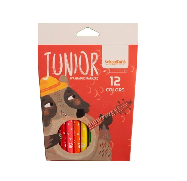  ماژیک 12 رنگ مدل جونیور اسکول فنس2 