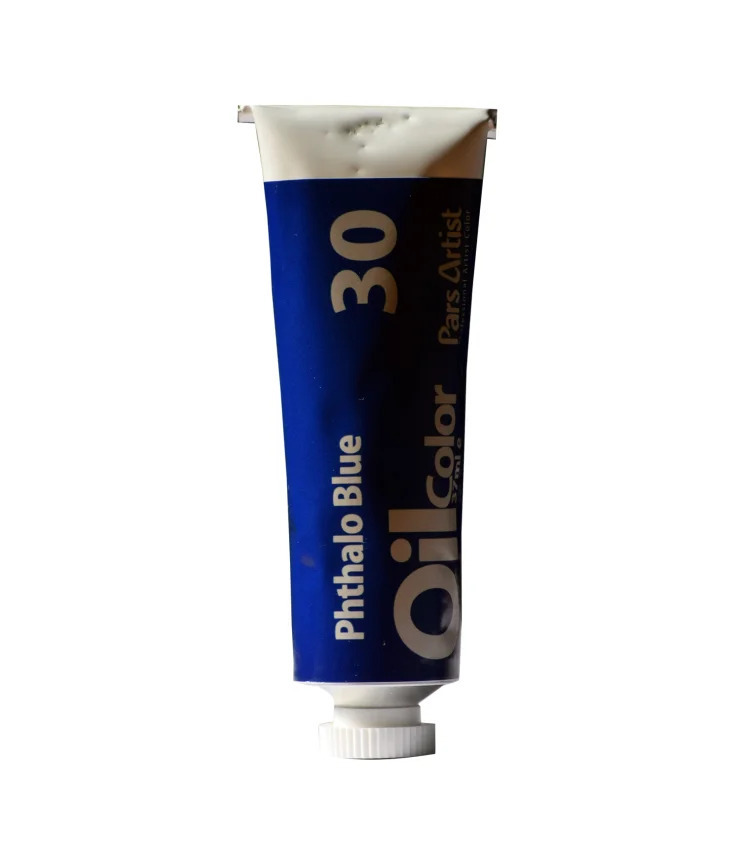  رنگ روغن ۳۷ میل پارس آرتیست کد ۳۰ (Phthalo Blue) 